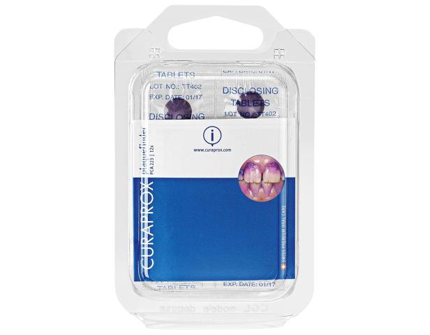 Plaque-Färbetabletten gibt es in ausgewählten Drogeriemärkten oder auf Amazon im 12er-Pack für 6,40 Euro