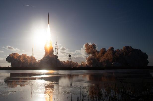 Das SLS brachte die Artemis-II-Crew im Orion Raumschiff am 1. April ins All 