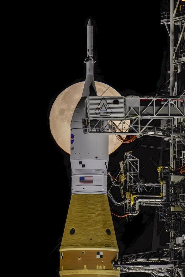 Das SLS brachte die Artemis-II-Crew im Orion Raumschiff am 1. April ins All 