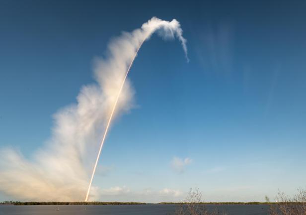 Start der SLS-Rakete
