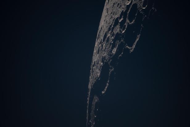 Die Astronauten dokumentierten die Mondoberfläche