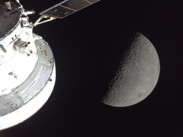 Die Astronauten dokumentierten die Mondoberfläche