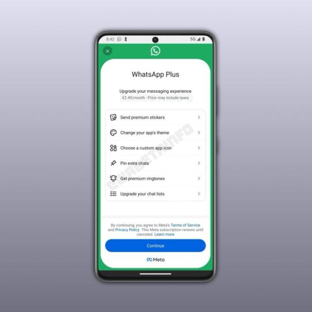 Screenshot von WhatsApp Plus
