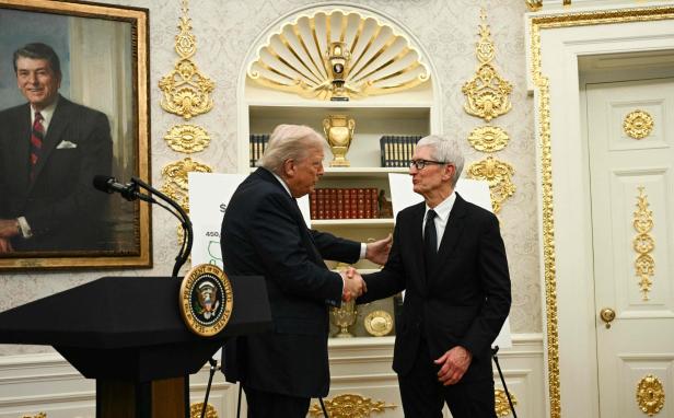 Apple-CEO trifft den US-Präsident Donald Trump
