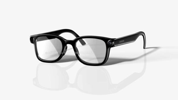 So soll die smarte Samsung-Brille Galaxy Glasses aussehen - Bilder stammen von Onleaks und Android Headlines 