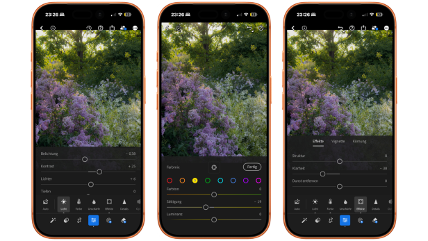 Lightroom: Kontrast-Einstellungen, Gelbstich und Klarheit reudzieren
