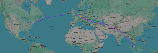 JFK - SIN: Der längste Nonstop-Flug der Welt