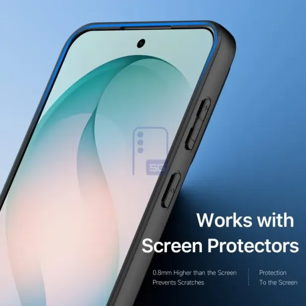 Das Rendering zeigt das Samsung Galaxy S26 FE mit flachen Seiten, seitlichen Tasten und mittig platzierter Frontkamera.