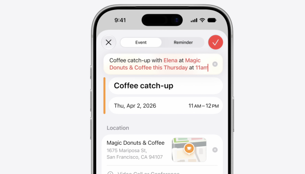 Siri AI im der Kalender-App