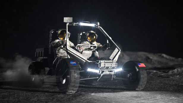 Rendering des Lunar Terrain Vehicle der NASA 