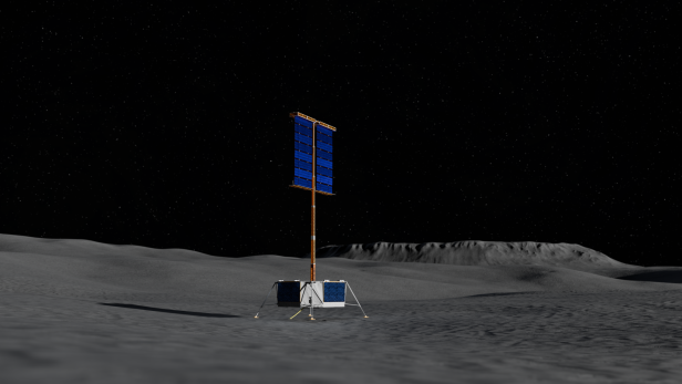 Rendering einer Solarkraftanlage