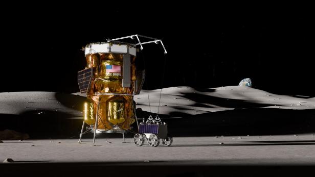 Rendering von Blue Origins Mark 1 Lander