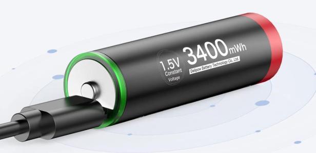 AA-Batterien mit USB-C 