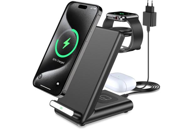 Ladestation für iPhone, Apple Watch und AirPods