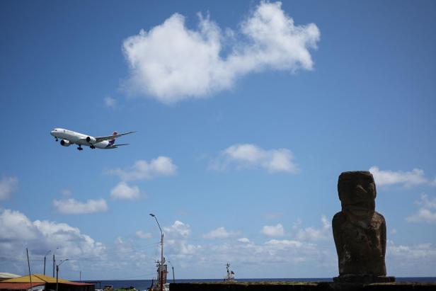 Easter Island ahead upcoming solar eclipse, in Chile