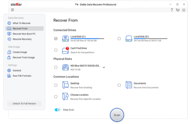 Stellar Data Recovery