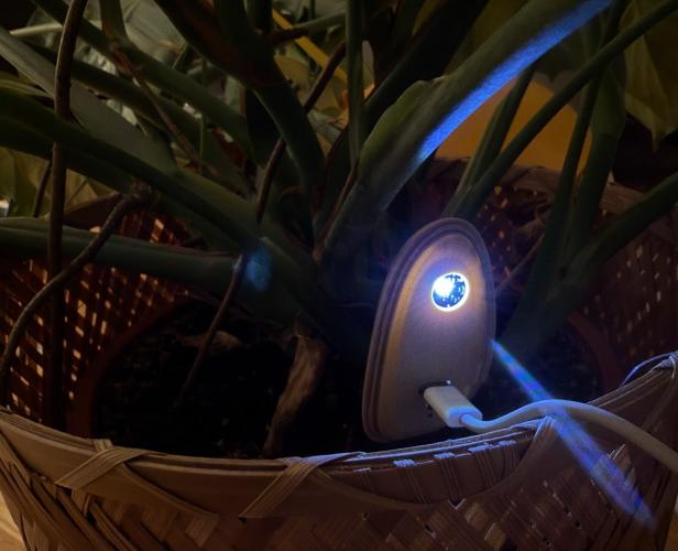 Der Sensor wird geladen