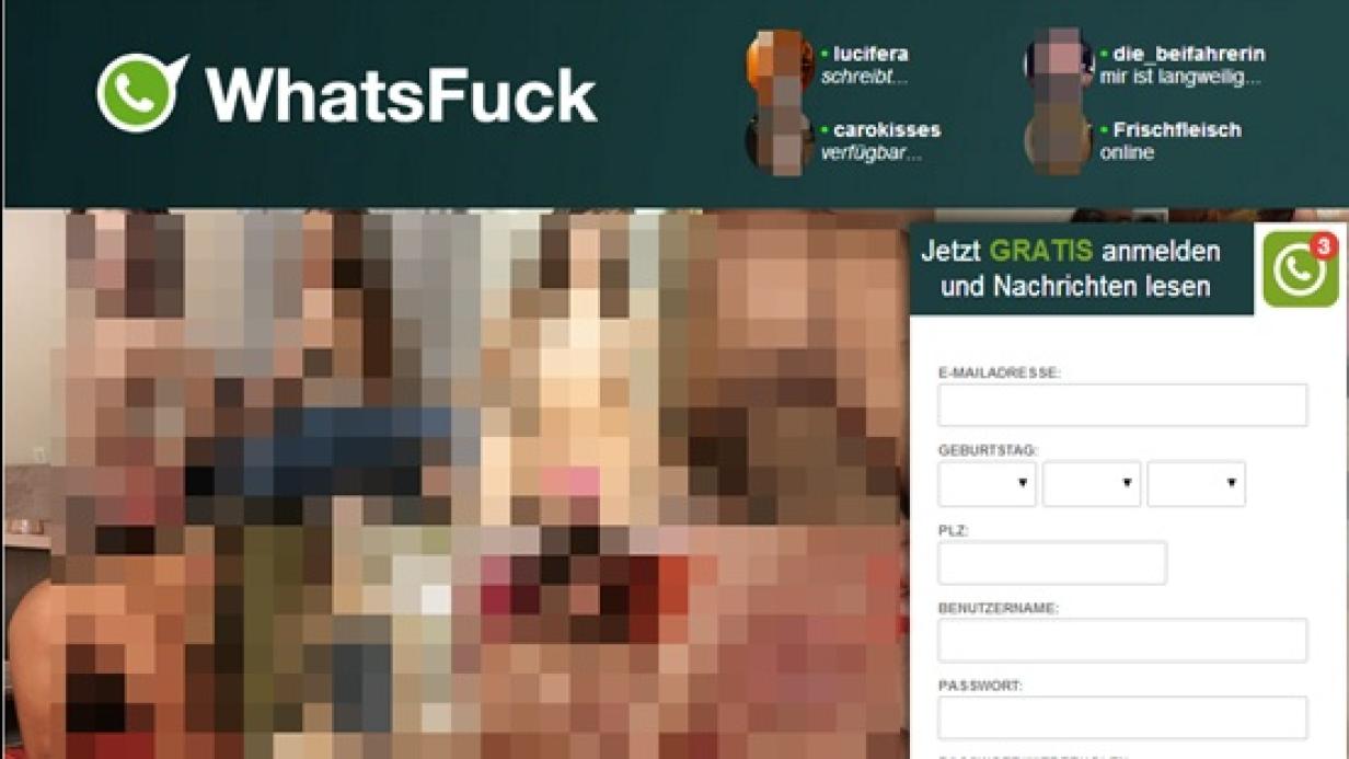 Gefälschte WhatsApp-Mails locken auf Porno-Seite WhatsFuck