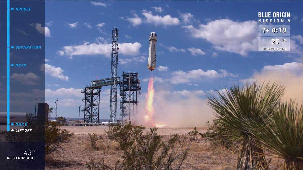 Blue Origin Fuhrte Erfolgreichen Testflug Durch