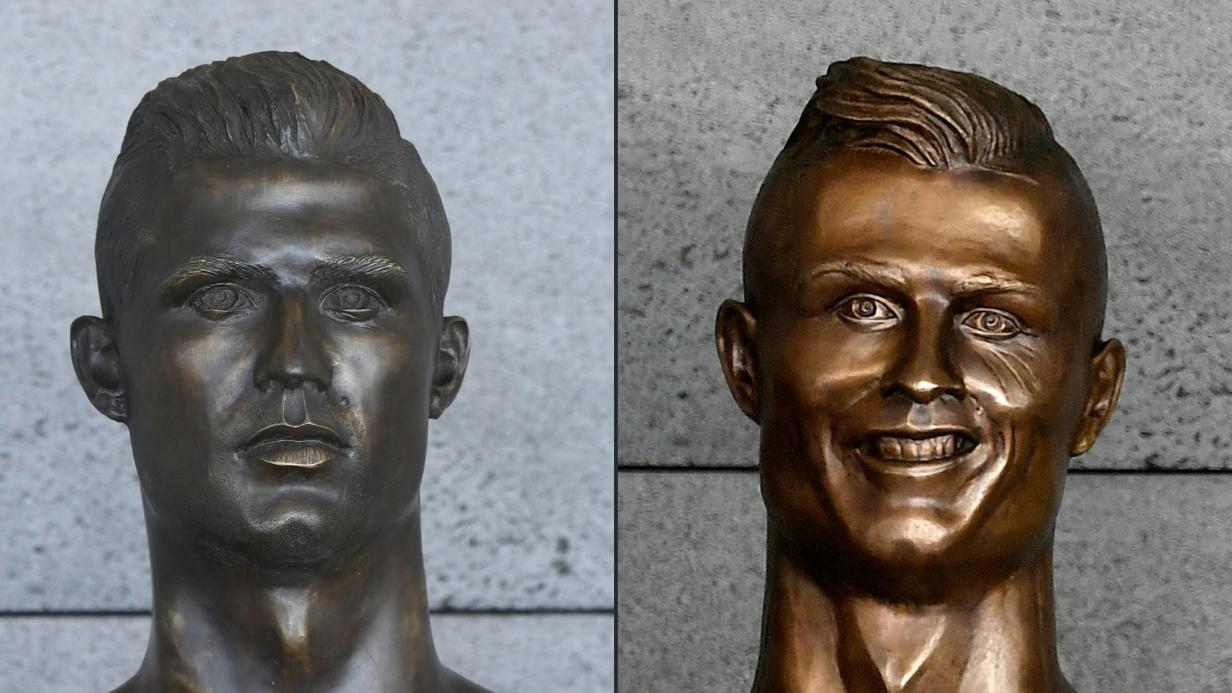 Drama Um Verhunzte Ronaldo Statue Geht In Die Nachste Runde