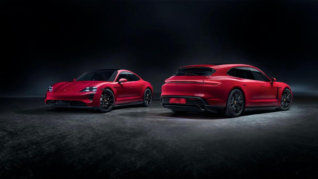 Porsche enthüllt neue Taycan-Modelle