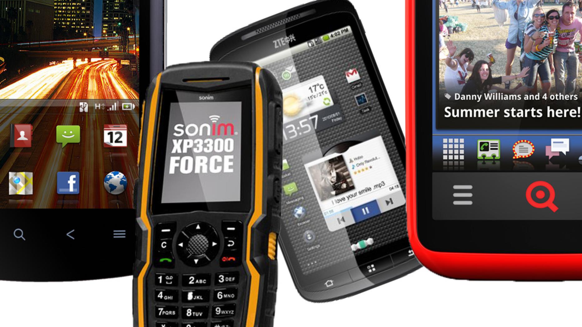 Nagelneue No-Name-Smartphones