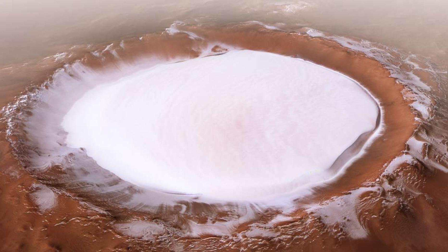 Neues Foto zeigt Gletscher auf dem Mars