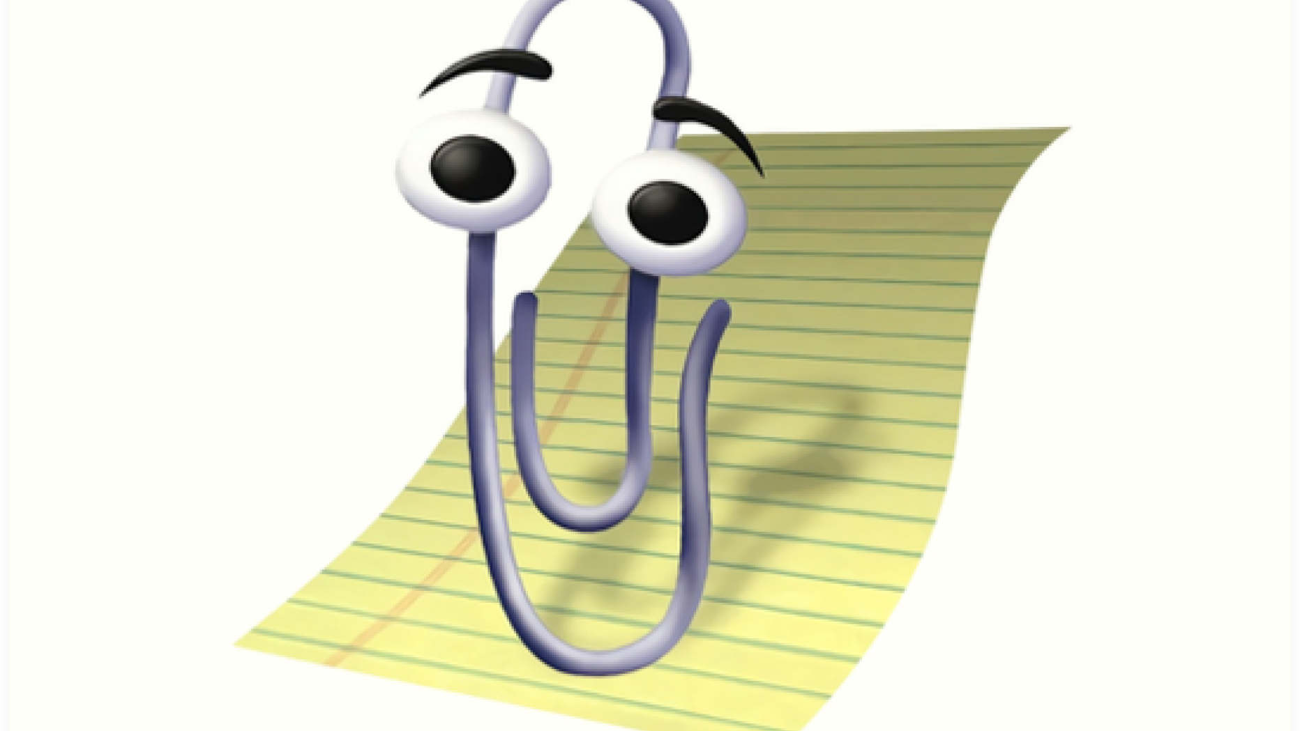 Nervigste Büroklammer der Welt Microsofts "Clippy" ist zurück
