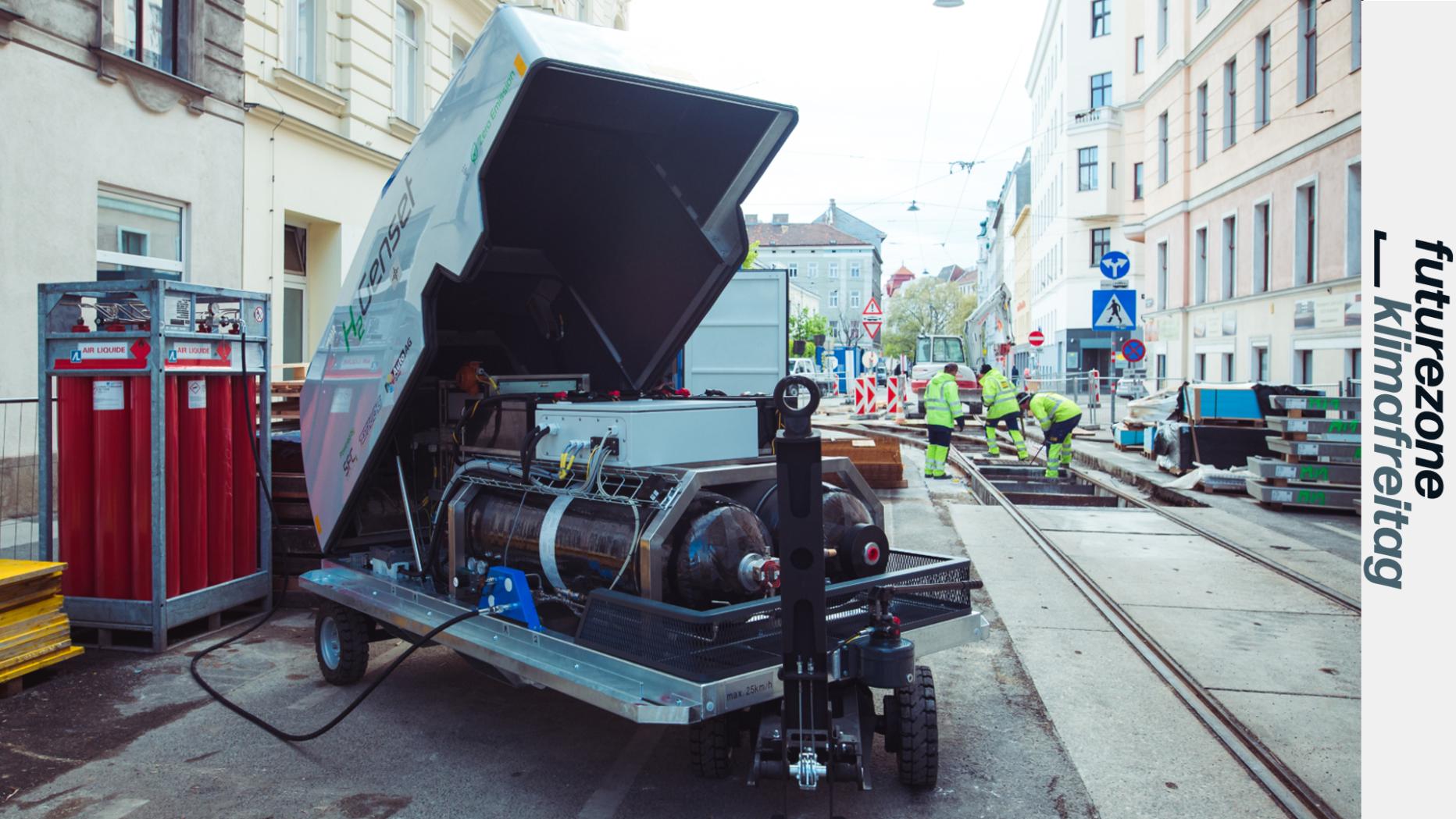 Wasserstoffgenerator aus Österreich liefert leisen, grünen Strom