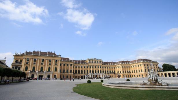 Kein Problem: Das Schloss Schönbrunn von Außen zu fotografieren