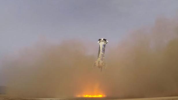 Erfolgreiche Landung der wiederverwendbaren Rakete