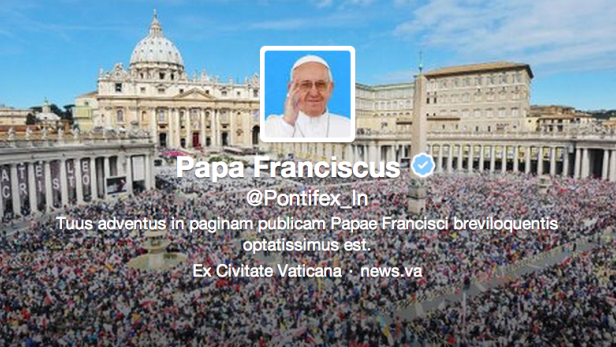 Der Papst auf Twitter
