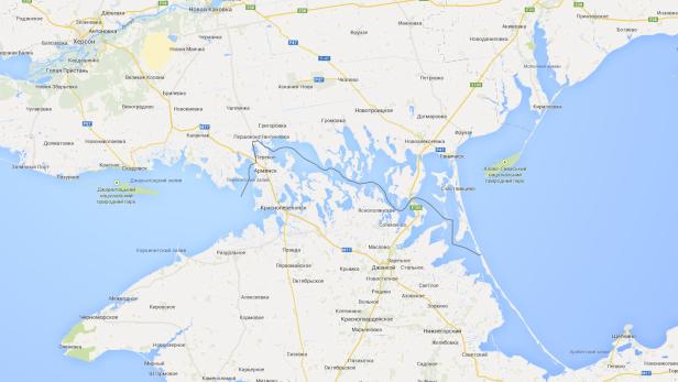 Google Maps zieht die Grenze zur Ukraine neu