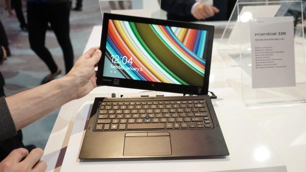 Das Toshiba Portege Z20t kann als Tablet und Notebook verwendet werden