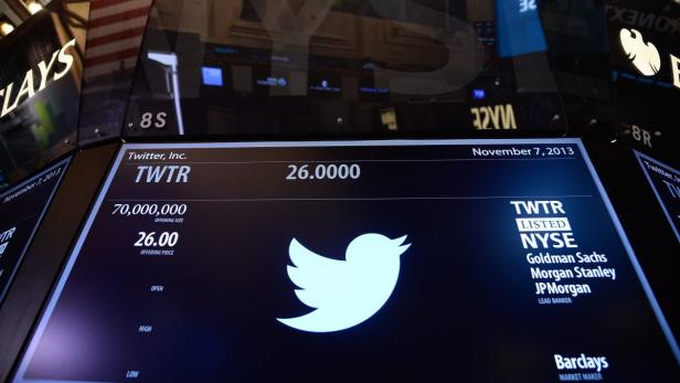 Zum Börsengang Ende 2013 konnte Twitter seinen Marktwert im Vergleich zum Startpreis nahezu verdoppeln