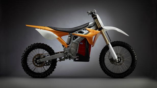 RedShift MX Motorrad, das als Basis für ein ultraleises Militär-Hybrid-Motorrad dienen soll
