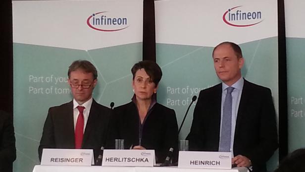 Von links nach rechts: Thomas Reisinger, Sabine Herlitschka, Oliver Heinrich