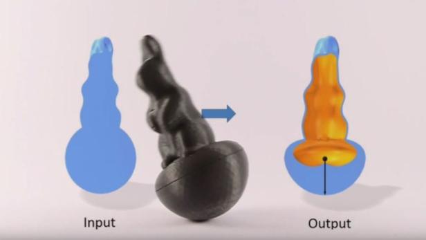 Mit Software der TU Wien werden die physikalischen Eigenschaften von 3D-gedruckten Objekten optimiert