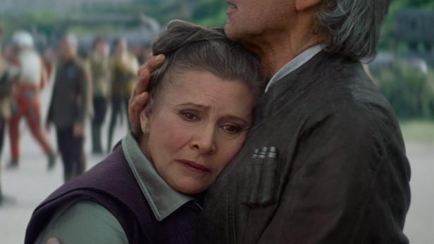 Carrie Fisher im Star-Wars-Film The Force Awakens
