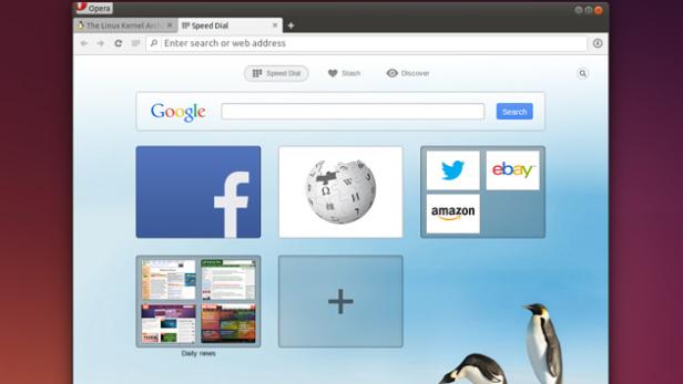 Opera hat eine Developer-Version für Linux entwickelt