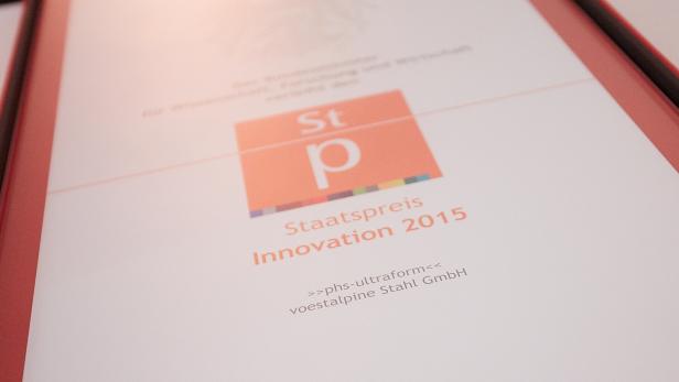Staatspreis Innovation 2015 geht an die voestalpine