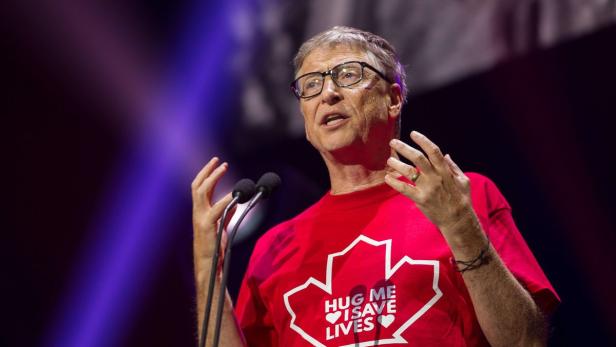 Bill Gates bei einer Benefizveranstaltung in Montreal, Kanada im September