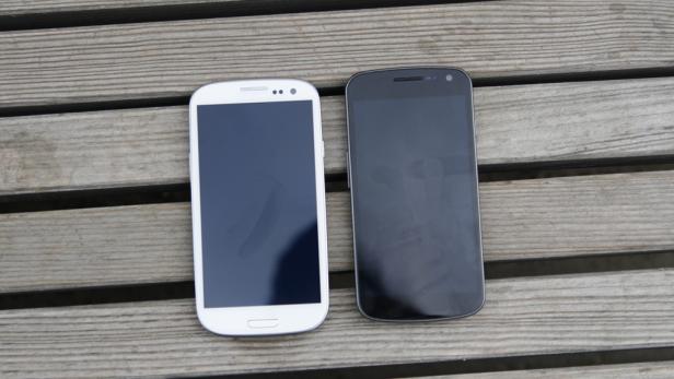 Vergleich mit dem Galaxy Nexus