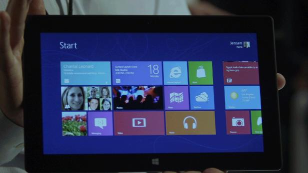Das Tablet mit Windows 8
