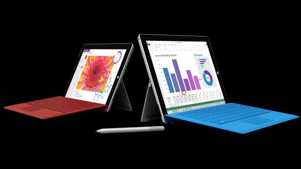 Microsoft Surface 3 (links) und Surface Pro 3