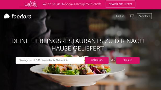 Foodora ist ein Online-Lieferdienst, bei dem man in Wien Essen bestellen kann.