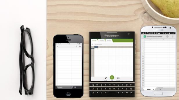 Der BlackBerry Passport hat ein quadratisches 4,5-Zoll-Display