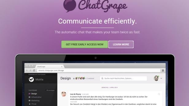 Das Start-up ChatGrape, das die Kommunikation von kleinen Firmen revolutionieren will, kommt aus Österreich.