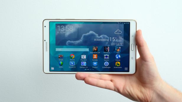 Samsungs Galaxy Tab S bietet ein ausgezeichnetes AMOLED-Display, geringes Gewicht und gute Akkulaufzeit