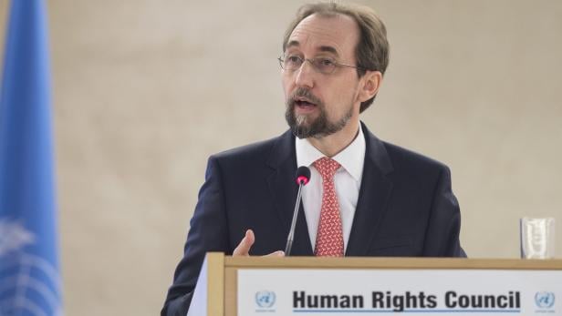Zeid Ra&#039;ad Al Hussein sieht eine Gefahr für die Menschenrechte